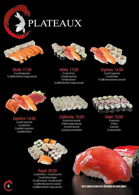 Saïko Restaurant Casher Asiatique Paris 19 menu 2