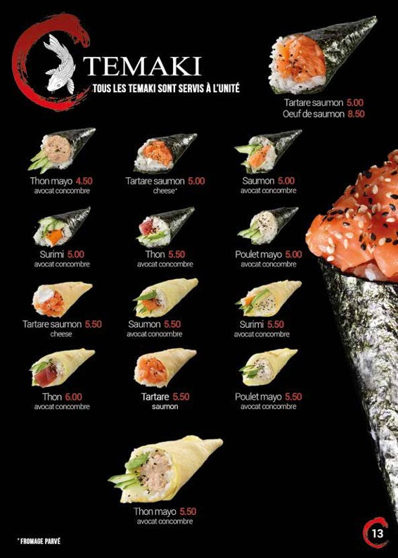 Saïko Restaurant Casher Asiatique Paris 19 menu 4