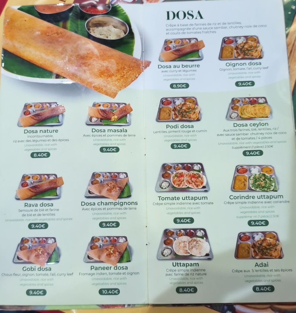 Restaurant Krishna Bhavan 100 Veg menu 2