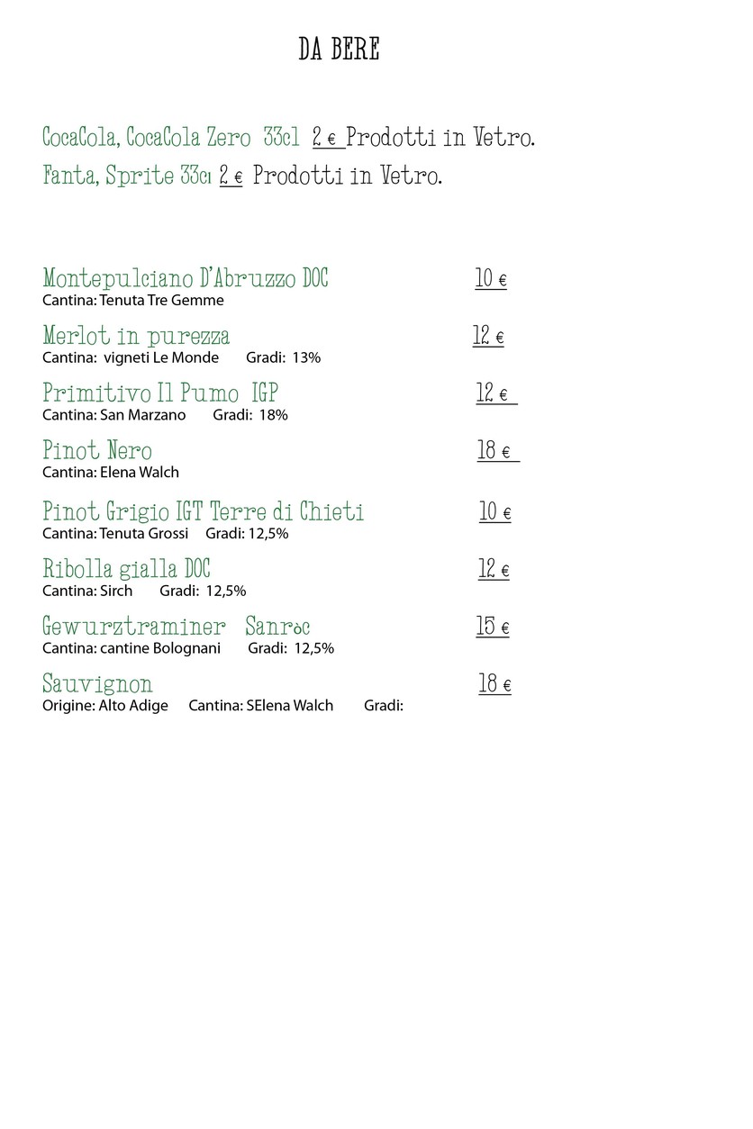 Lochness menu 5