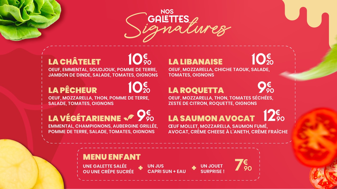 Au P'tit Crêpe menu 2