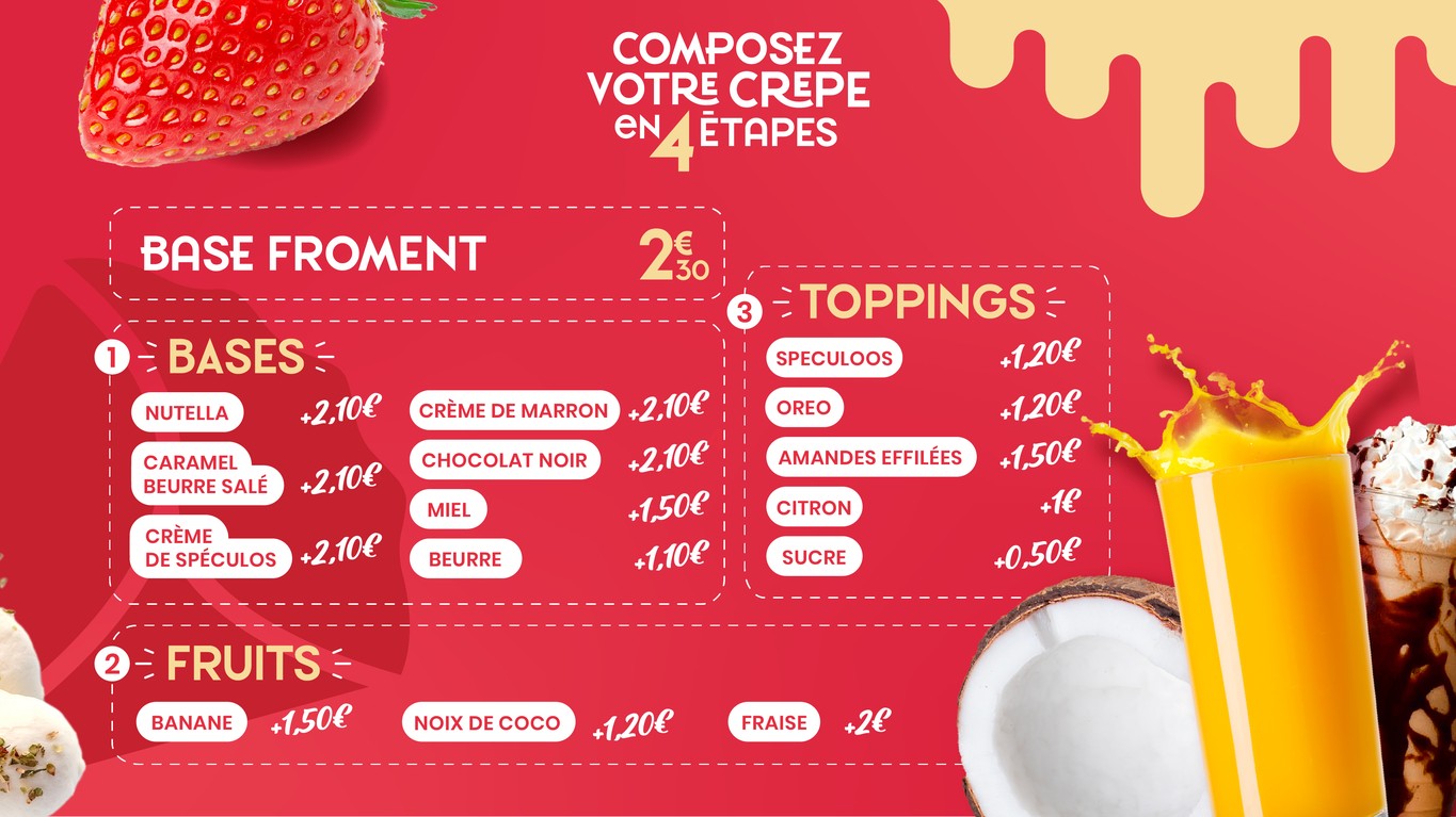 Au P'tit Crêpe menu 3