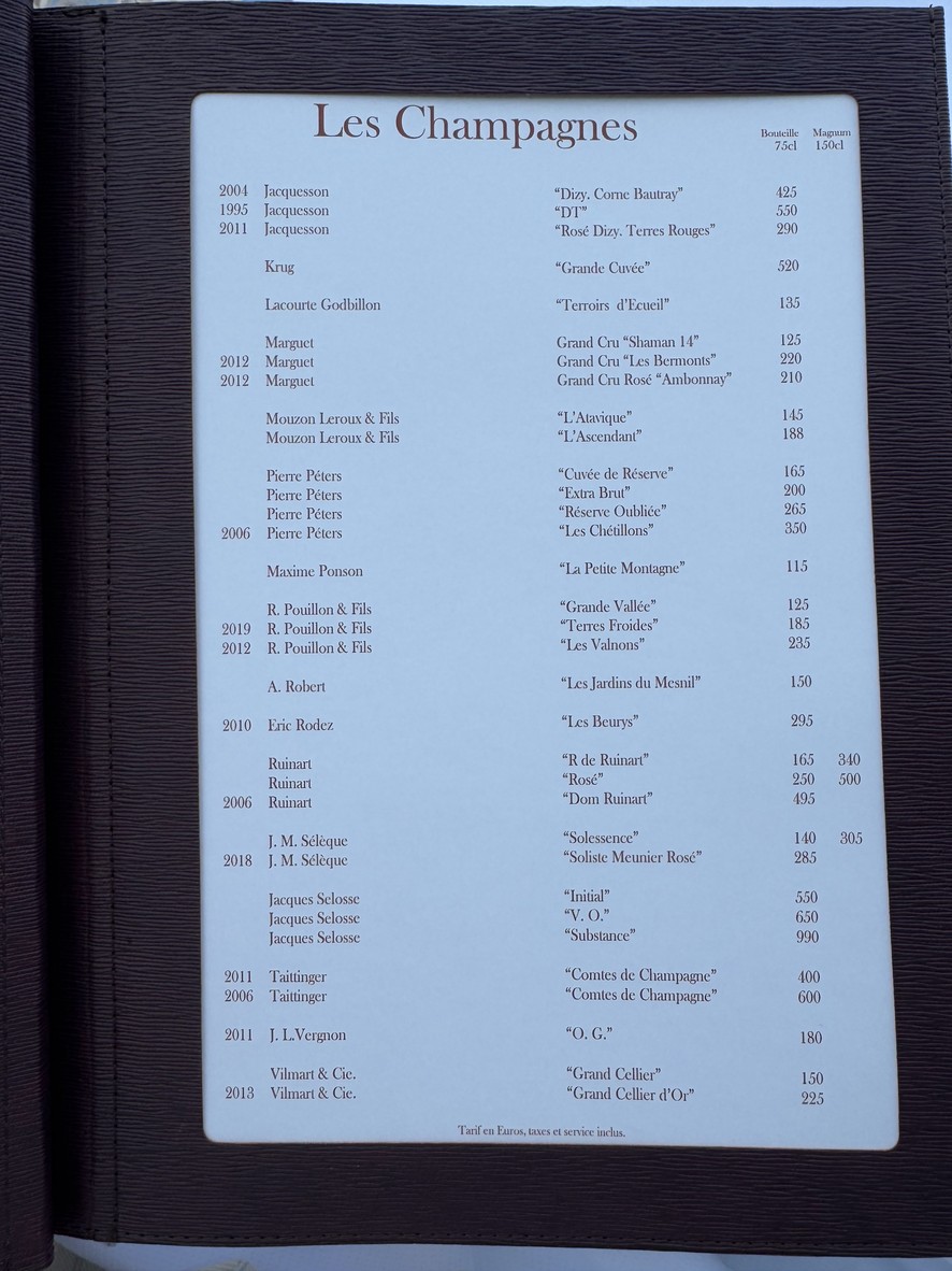 La Grande Cascade menu 6