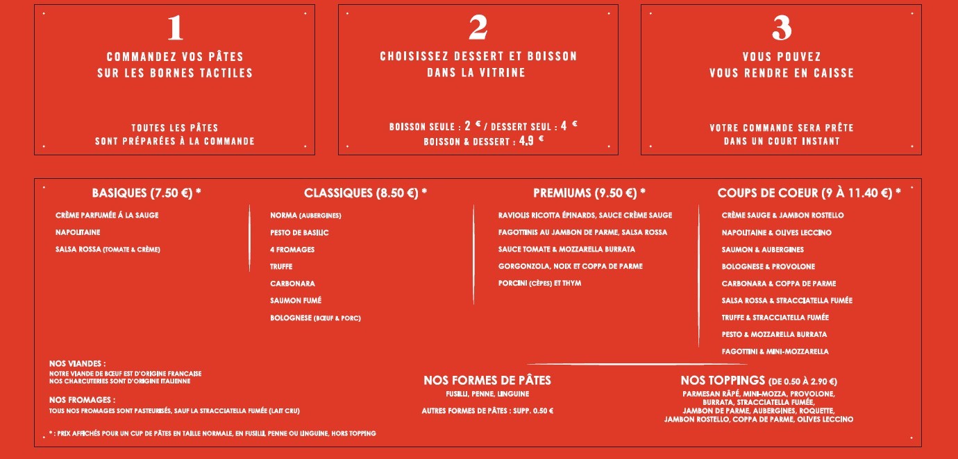 Allegria menu 1