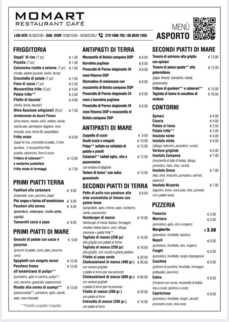 Momart menu 1