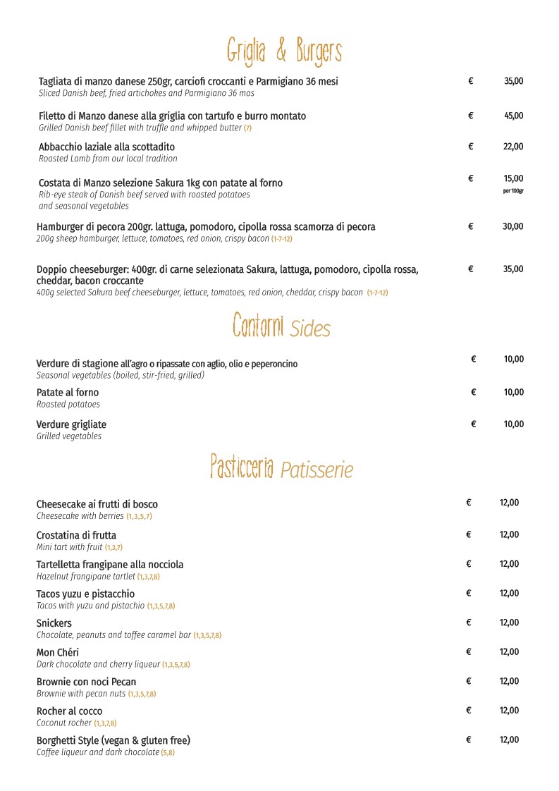 Brillo Restaurant menu 2