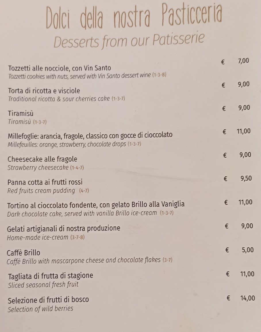Brillo Restaurant menu 3