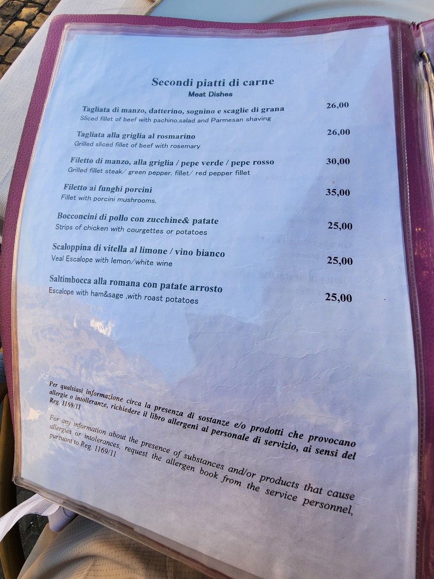 Gruppo Di Rienzo menu 2