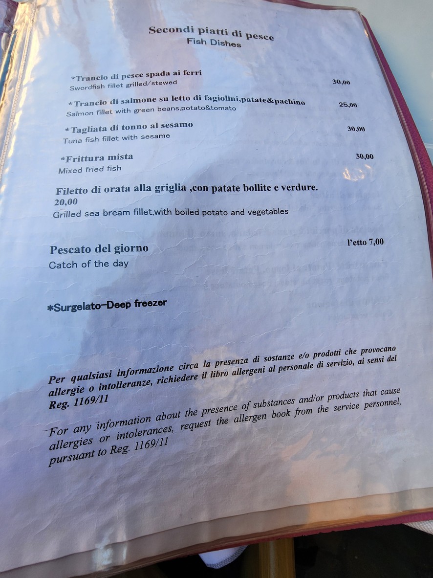 Gruppo Di Rienzo menu 3