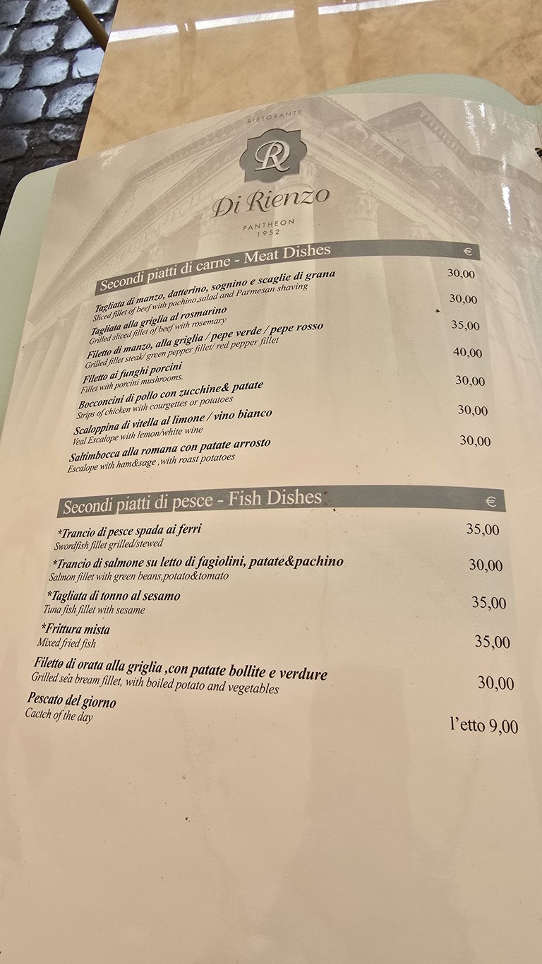 Gruppo Di Rienzo menu 4