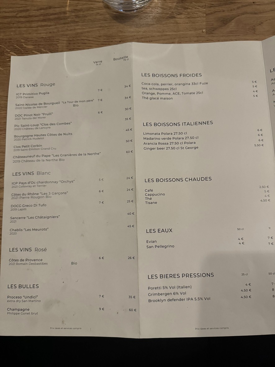 Ocimum menu 3