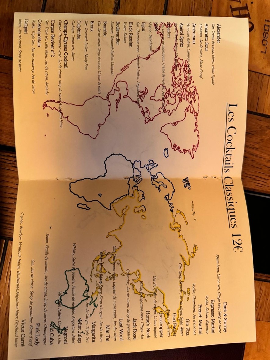 Bistrot d’Arsène menu 2