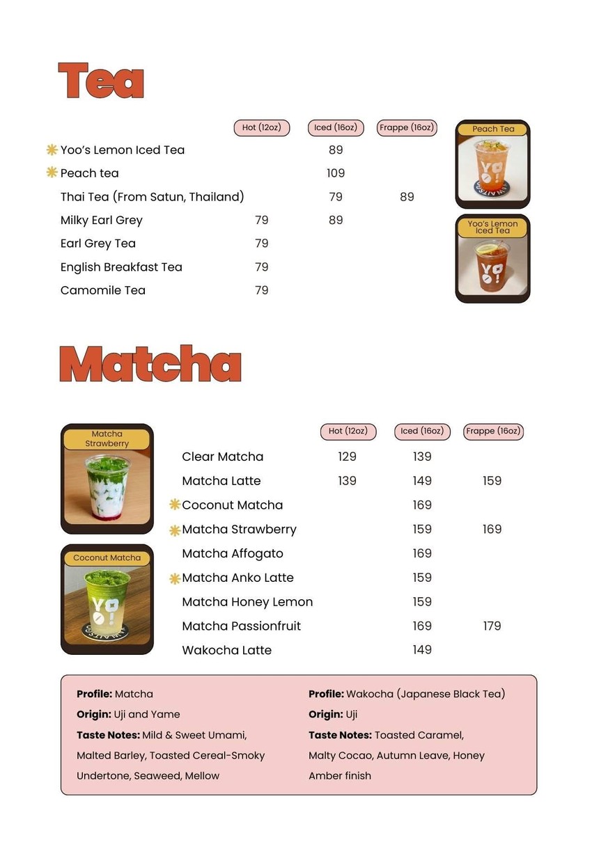 Yoo! Cafe & Deli menu 3