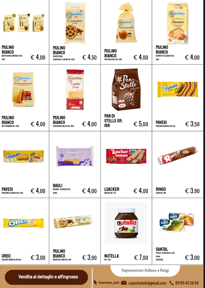 il Marchese menu 1
