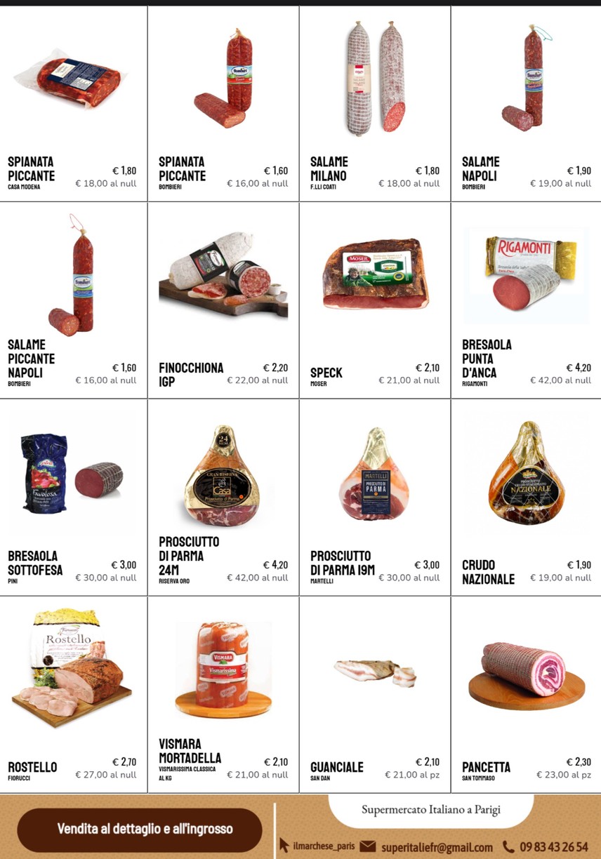 il Marchese menu 2
