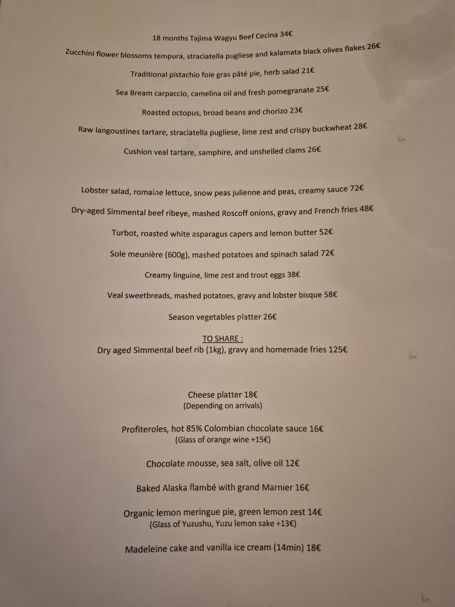 Jaïs menu 1