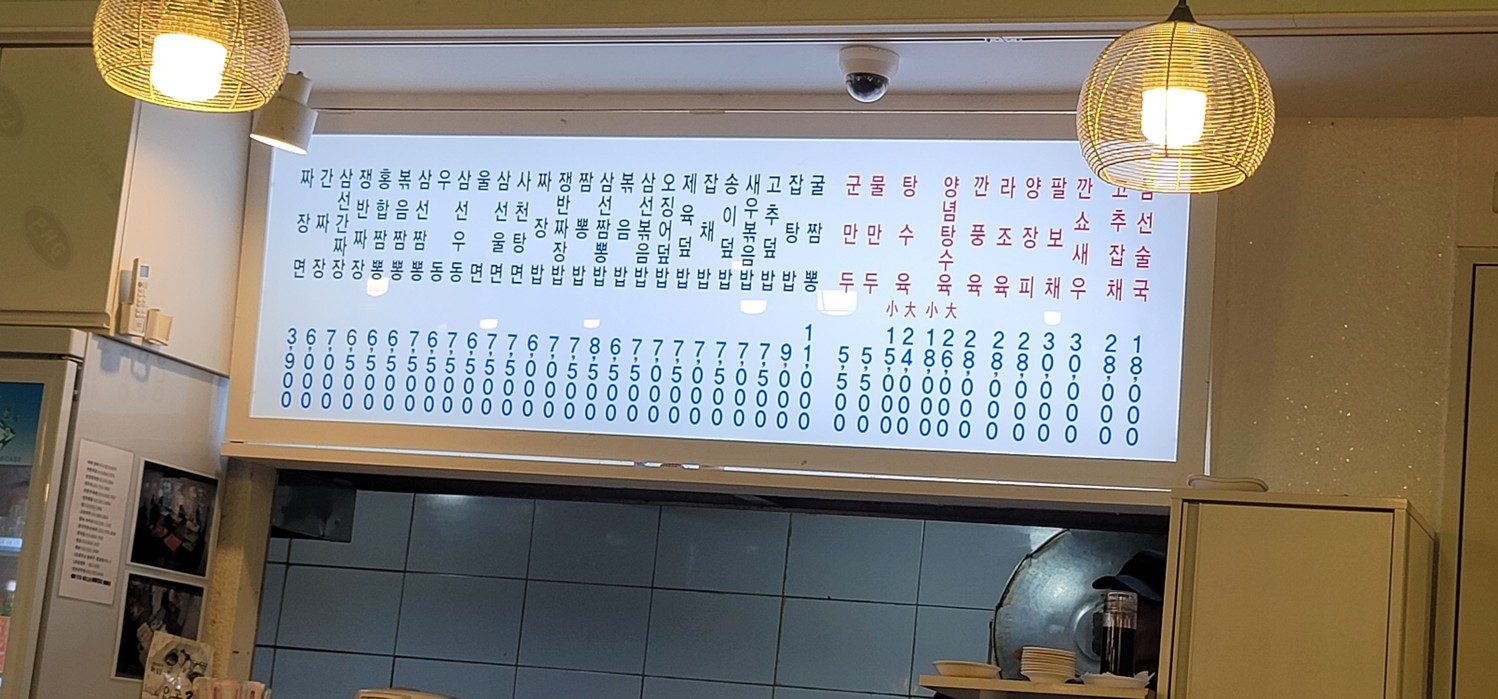 Jjajang Imperial menu 1