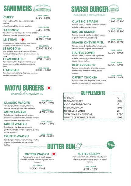 The Moso Burger d'exception® - Paris 12e | Wagyu I Viande d’exception | Burger I Fast Food I Restaurant I Halal