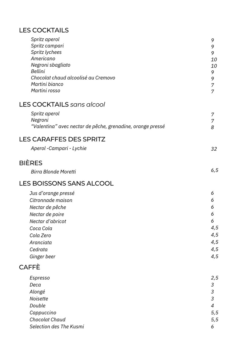 Borgo Delle Tovaglie menu 4
