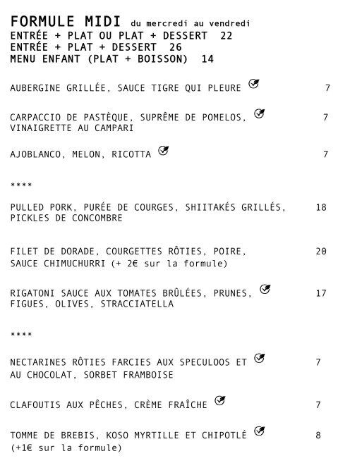 Poinçon Paris menu 2