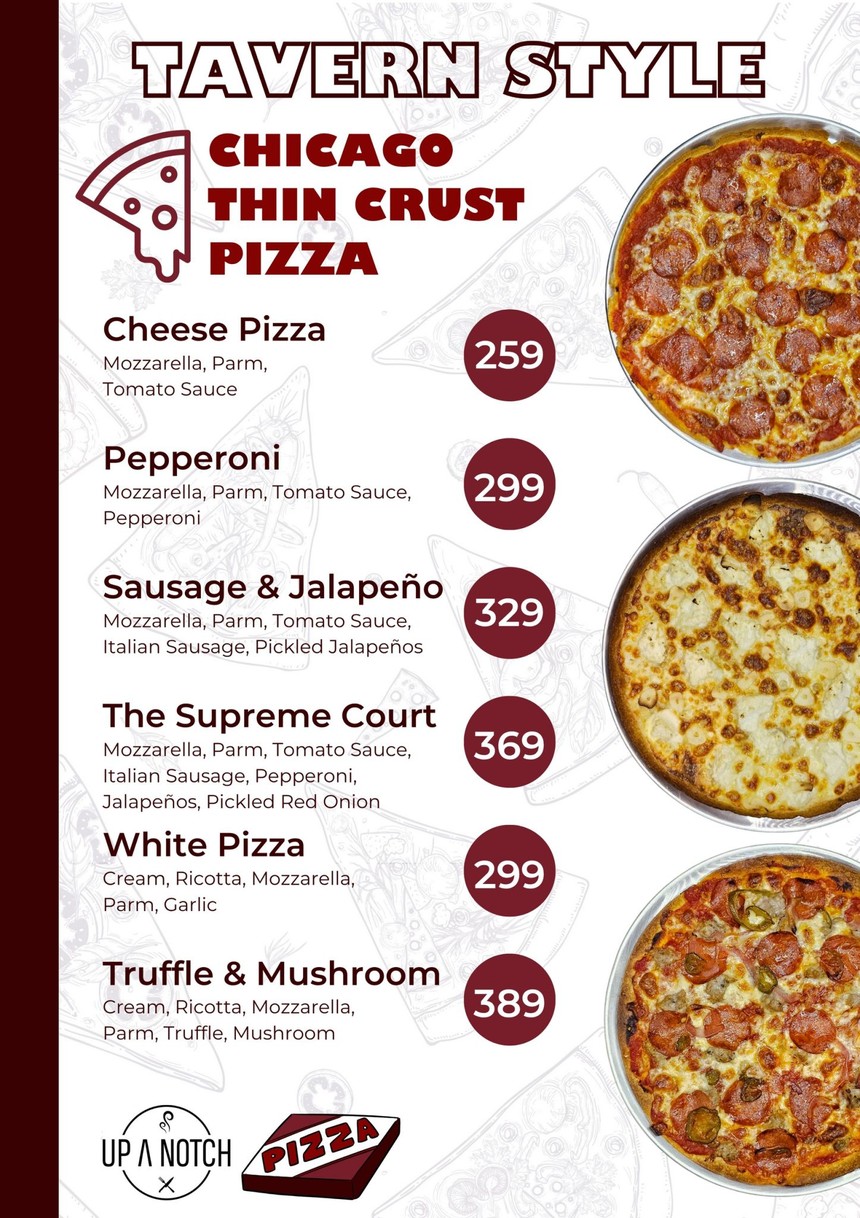 UP A NOTCH Ladprao 71 menu 2