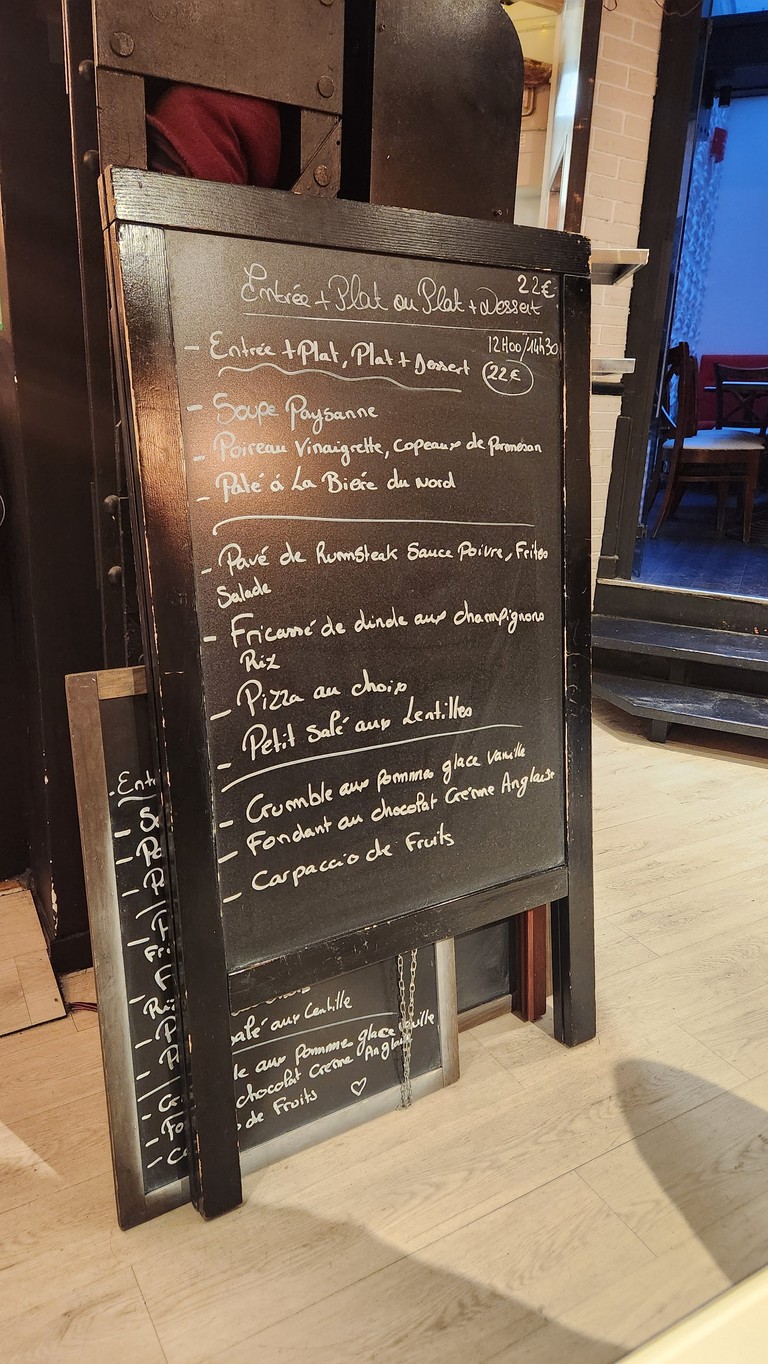 Chez Barbara menu 1