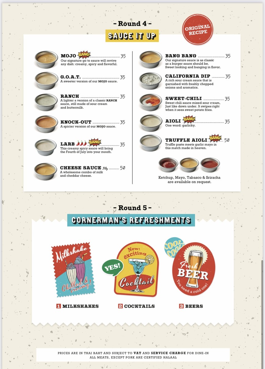 Bang Bang Burgers menu 5