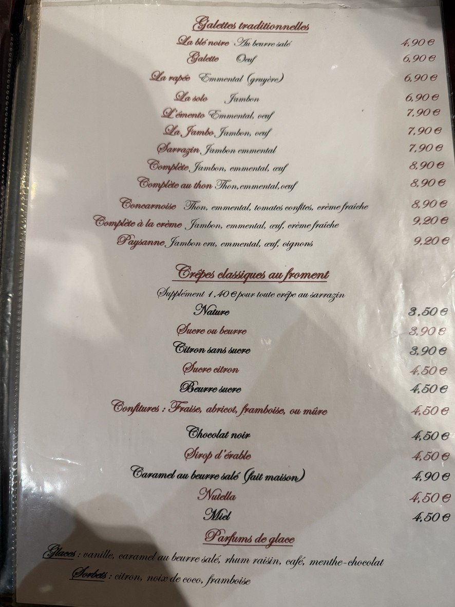 Ty Galettes menu 1