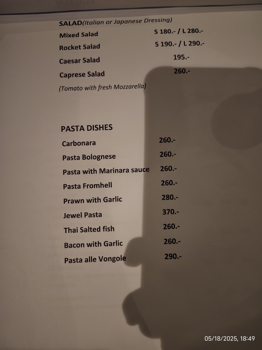 Pizza Pazza menu 2