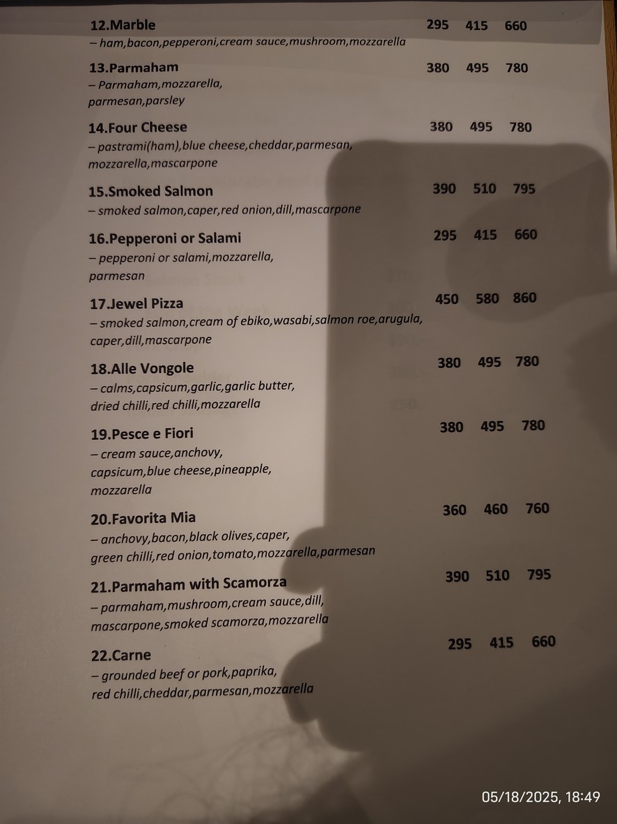 Pizza Pazza menu 4