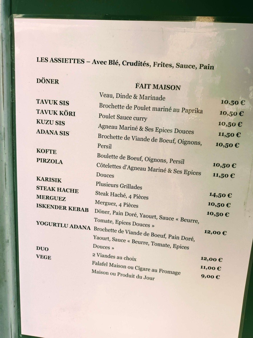 Grill & Kebab menu 2