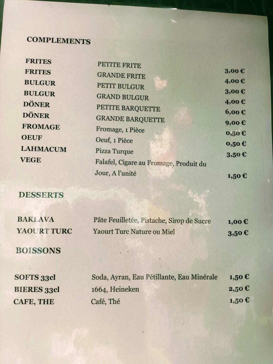 Grill & Kebab menu 3
