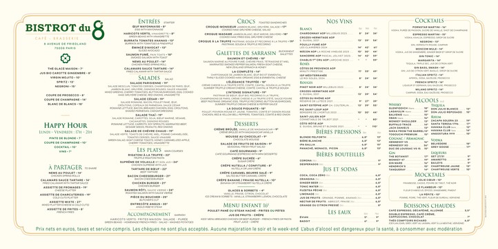 Bistrot du 8ème