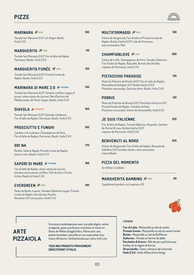 Piennolo menu 2