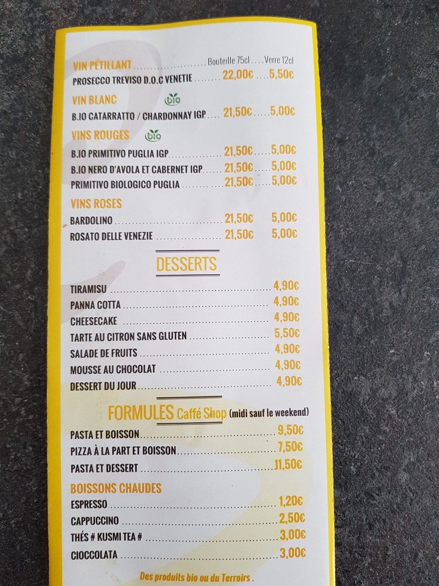 Caffé Shop menu 2