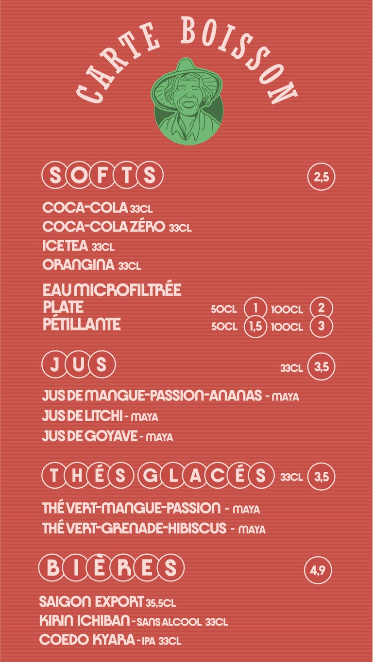 Mãi Mãi menu 3