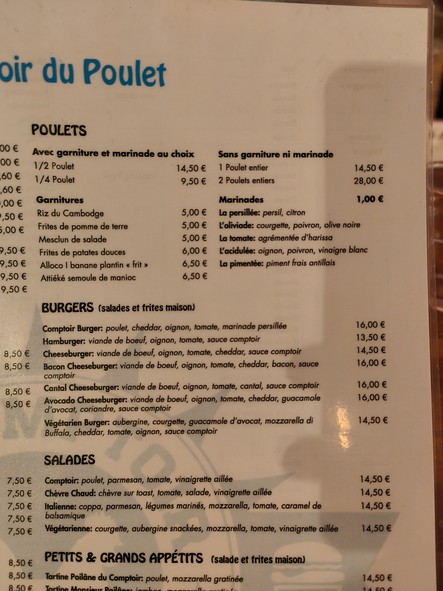 Le Comptoir du Poulet