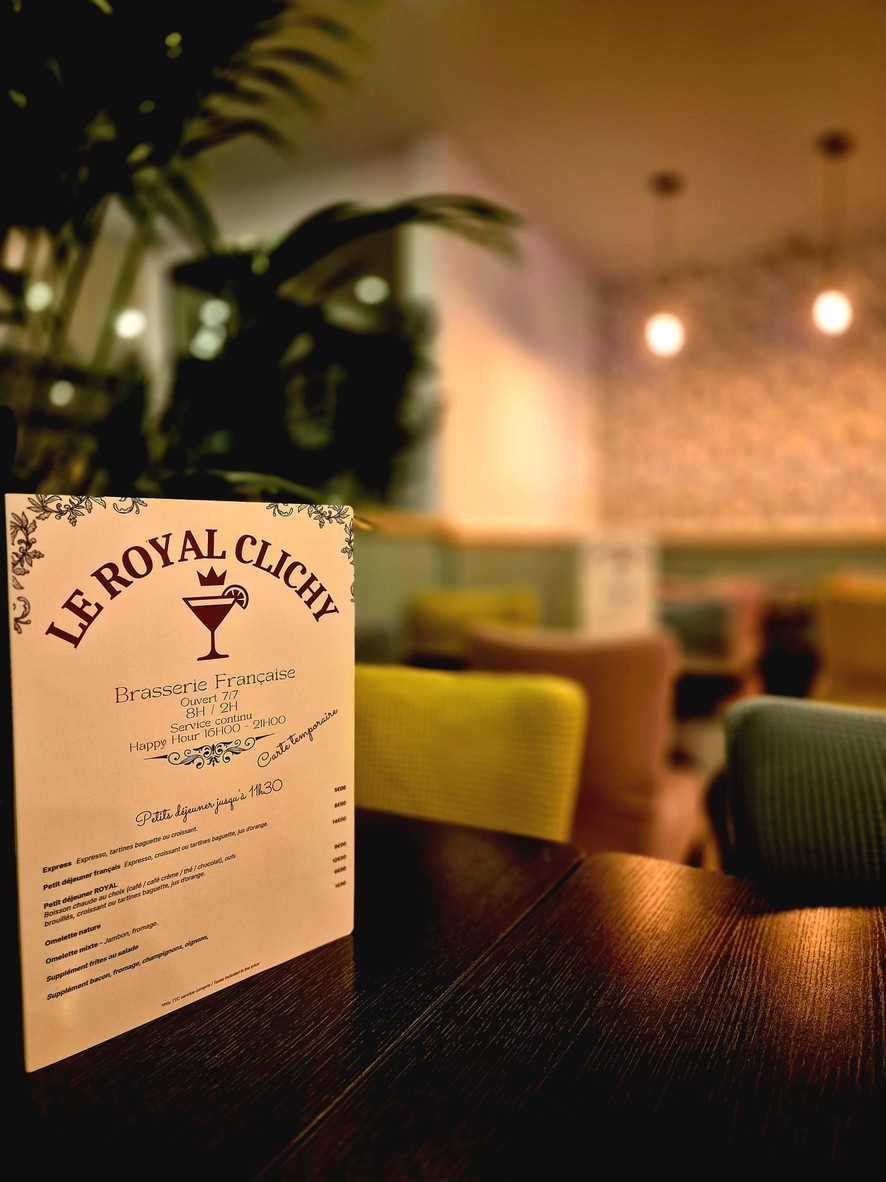 LE ROYAL CLICHY BRASSERIE menu 1