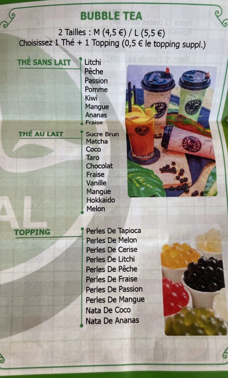 Tasty Saigon menu 2