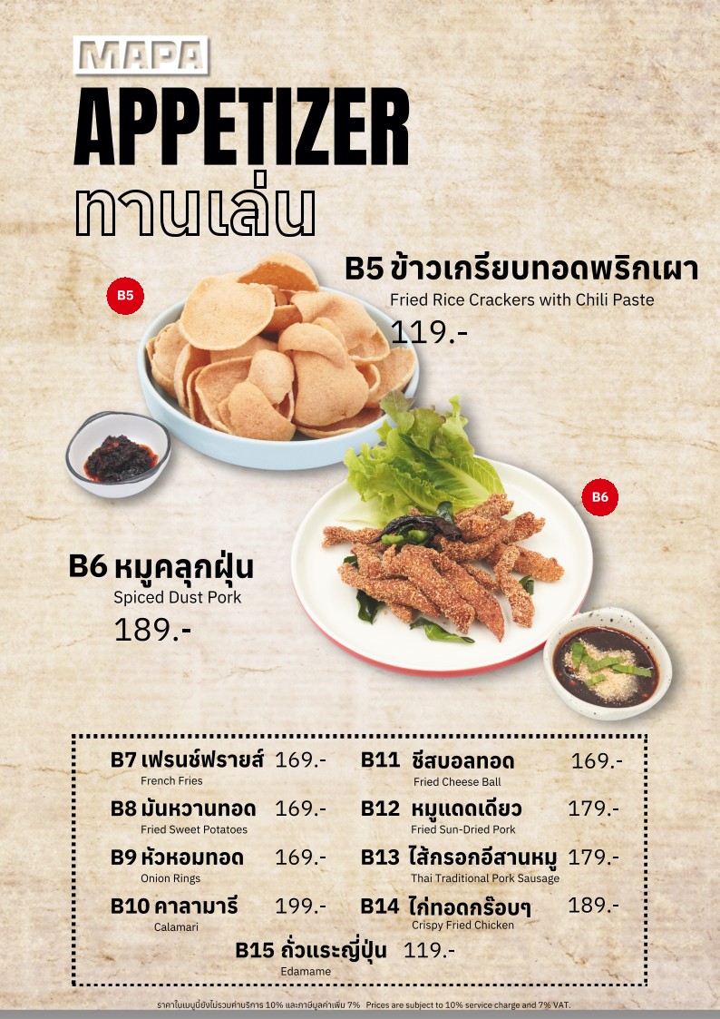 MAPA menu 2
