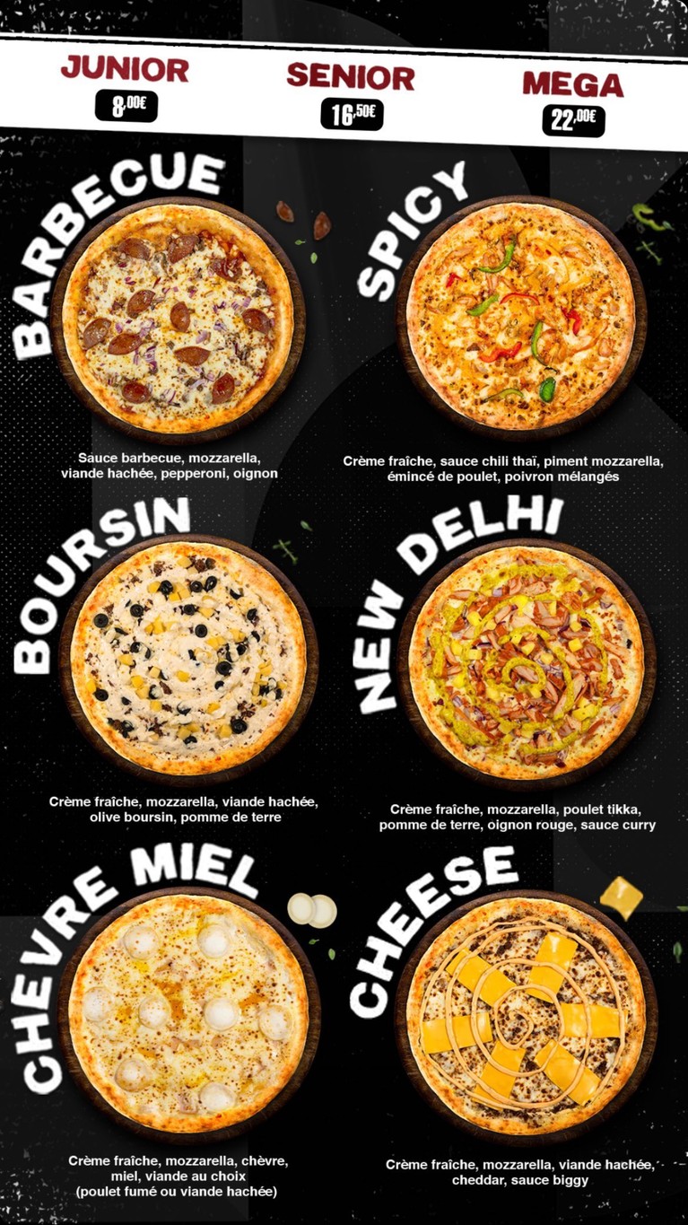 Pizza Punch Sartrouville menu 3
