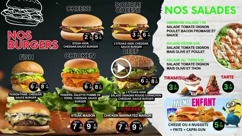 Spicy chick menu 2