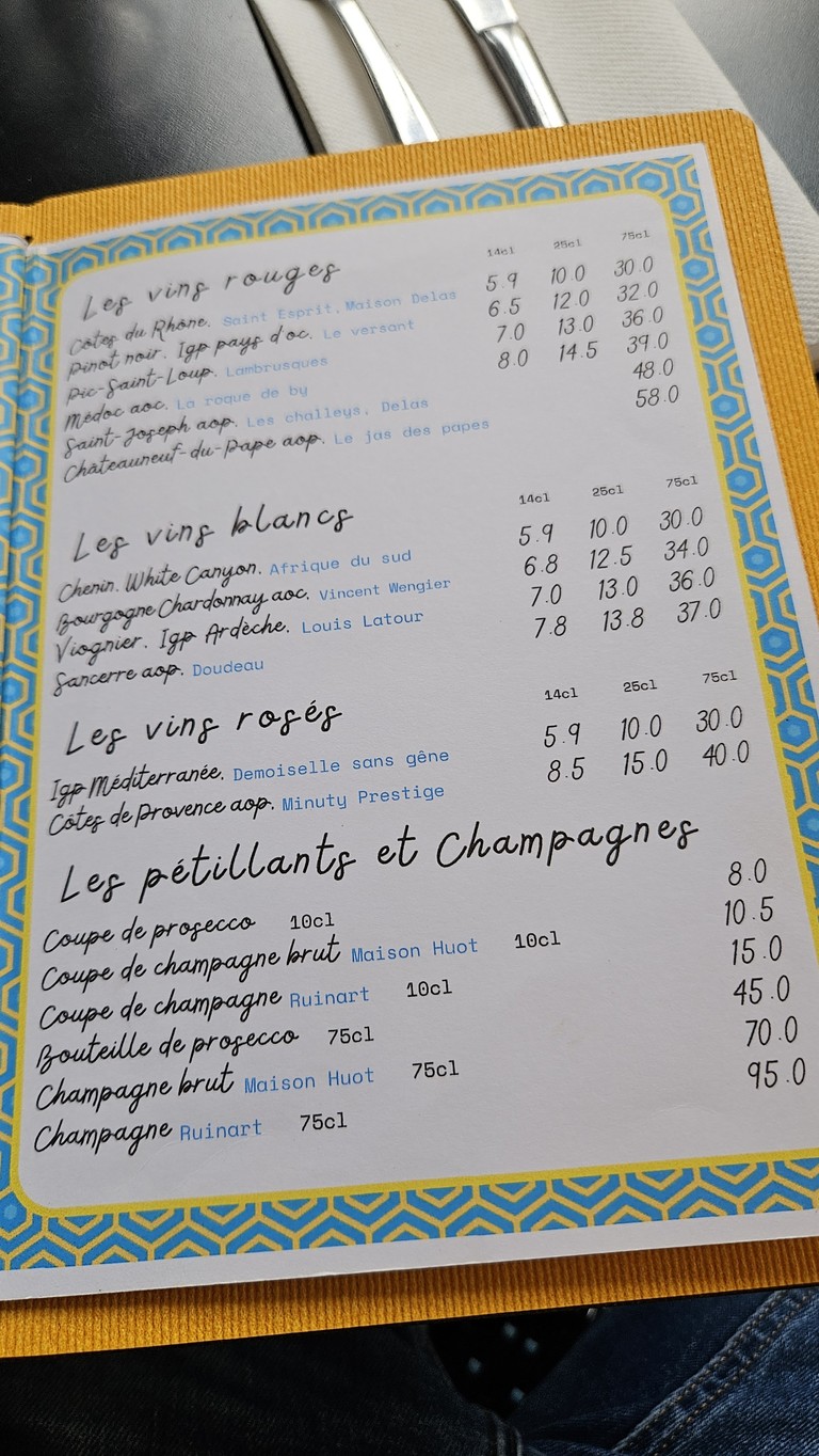 Le Mimosa menu 4