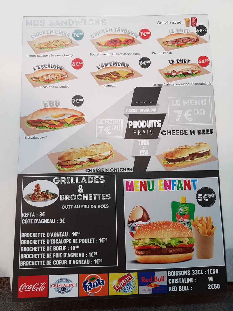 Good Time menu 4