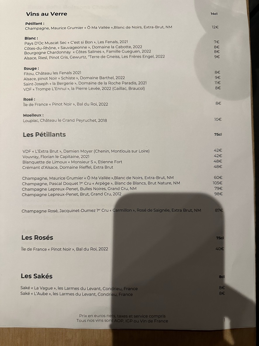 Le 975 menu 3
