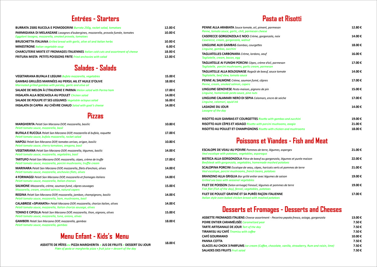 Shah Restaurant - KANGA.DOUBAÏ menu 2