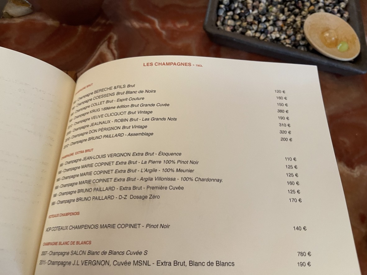 Restaurant OXTE menu 3