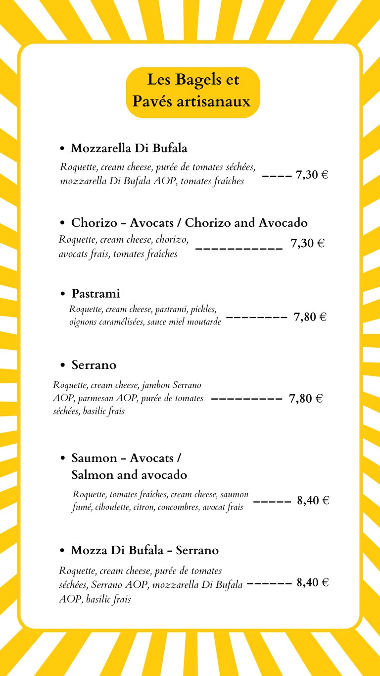Aristotte menu 1