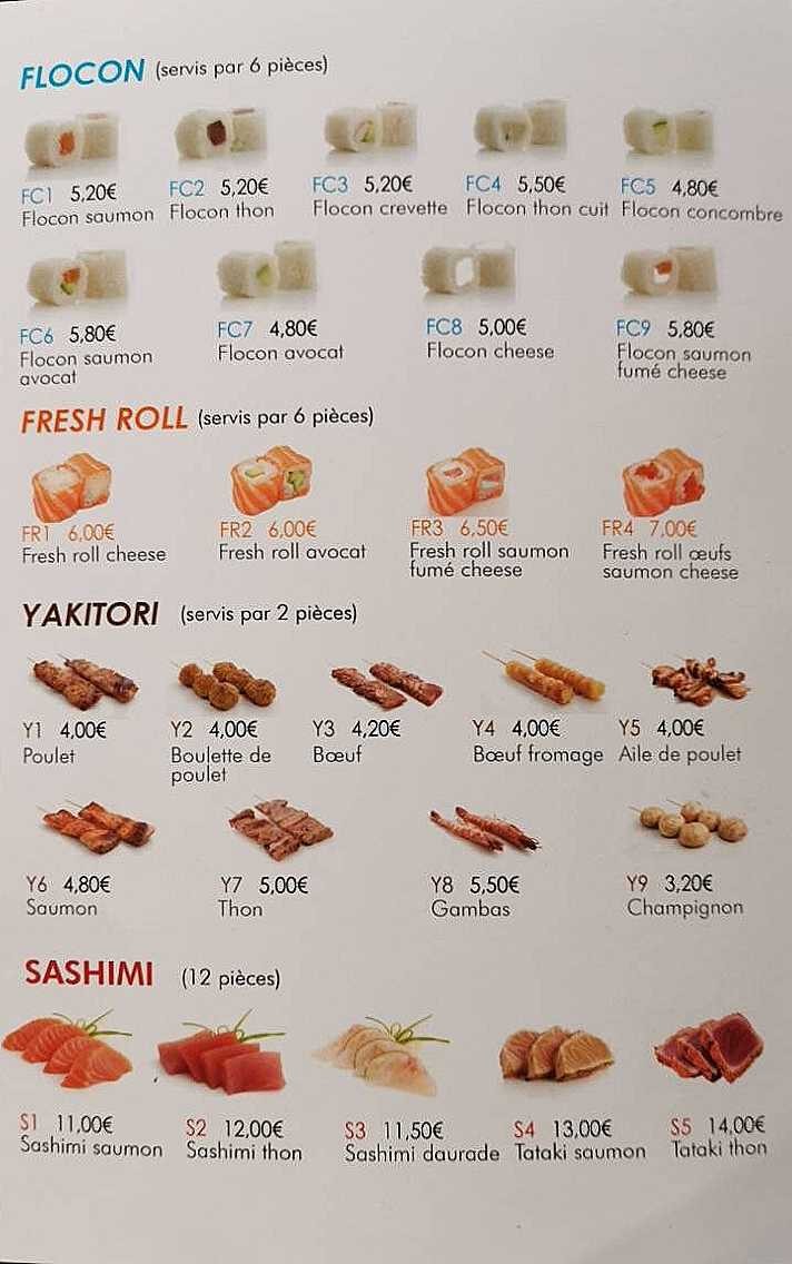 L'Ecluse menu 2