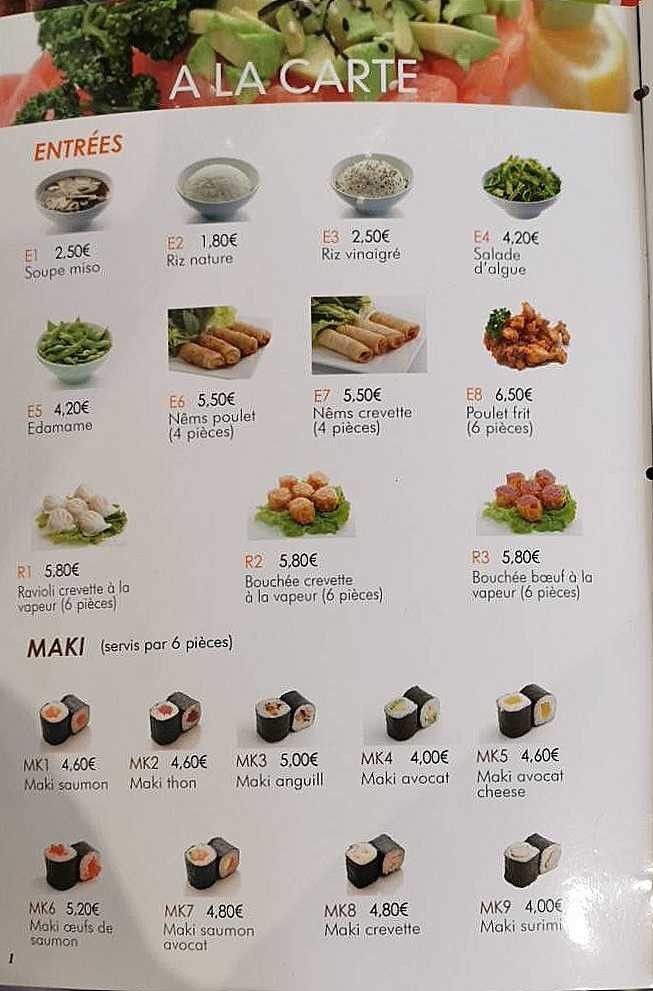 L'Ecluse menu 4